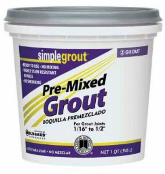 Custom® PMG380QT SimpleGrout® Pre-Mixed Grout, Haystack, 1 Qt