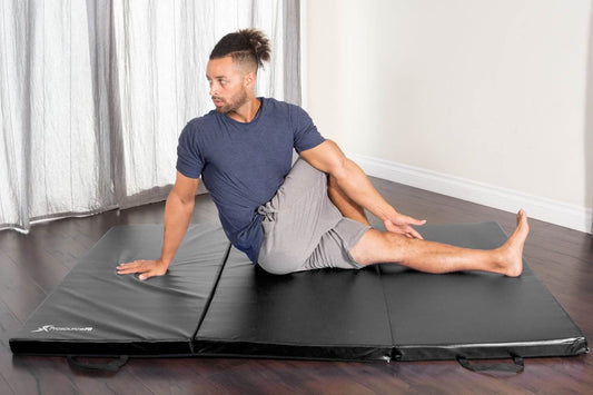 Tri-Fold Folding Exercise Mat - 6 x 4 by Jupiter Gear