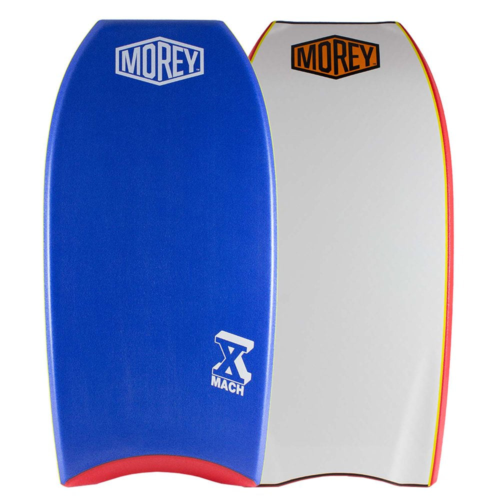 Morey Pro Series Mach 10 | 42 Inch Bodyboard | X-Flex Polypro Core & Mesh | Single Power Rod Stringer | Slick Bulbs & Crescent Tail | Surfboard for Ocean, Sea, River, Pool