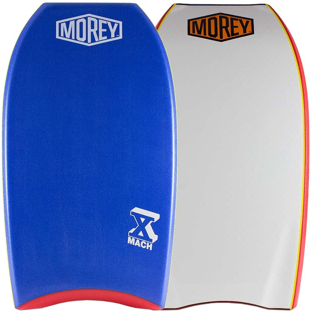 Morey Pro Series Mach 10 | 42 Inch Bodyboard | X-Flex Polypro Core & Mesh | Single Power Rod Stringer | Slick Bulbs & Crescent Tail | Surfboard for Ocean, Sea, River, Pool