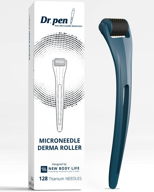 Microneedling Derma Roller by Dr.Pen - Dermaroller for Beard Growth, Hair Growth - Beard Roller, Scalp Roller, Face Roller, Microneedle Roller for Women and Men - Skin Care Micro Needle Roller