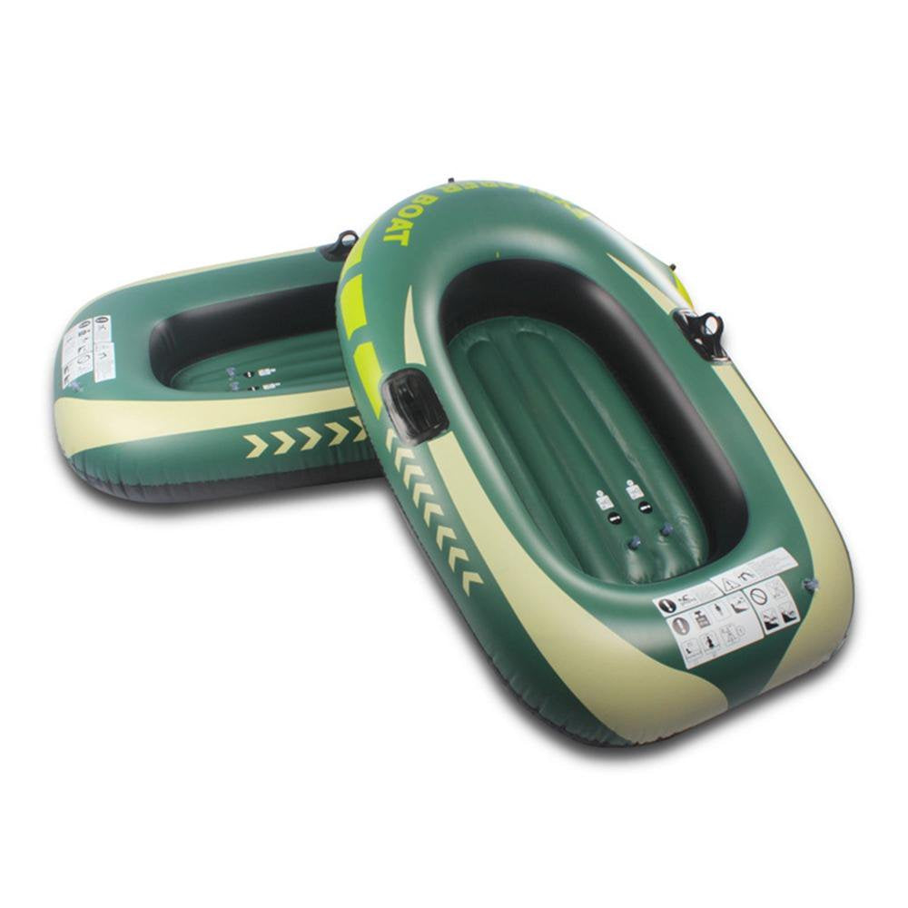 TINKER Small PVC Water Leisure Fishing Drift Boat, Swimming Pool and Lake Inflatable Boat, Raft Inflatable Kayak, for Adults and Kids Single Family