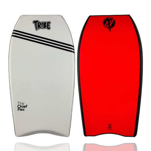 Tribe Chief Flex 43.5' WH/BK/RD Bodyboard