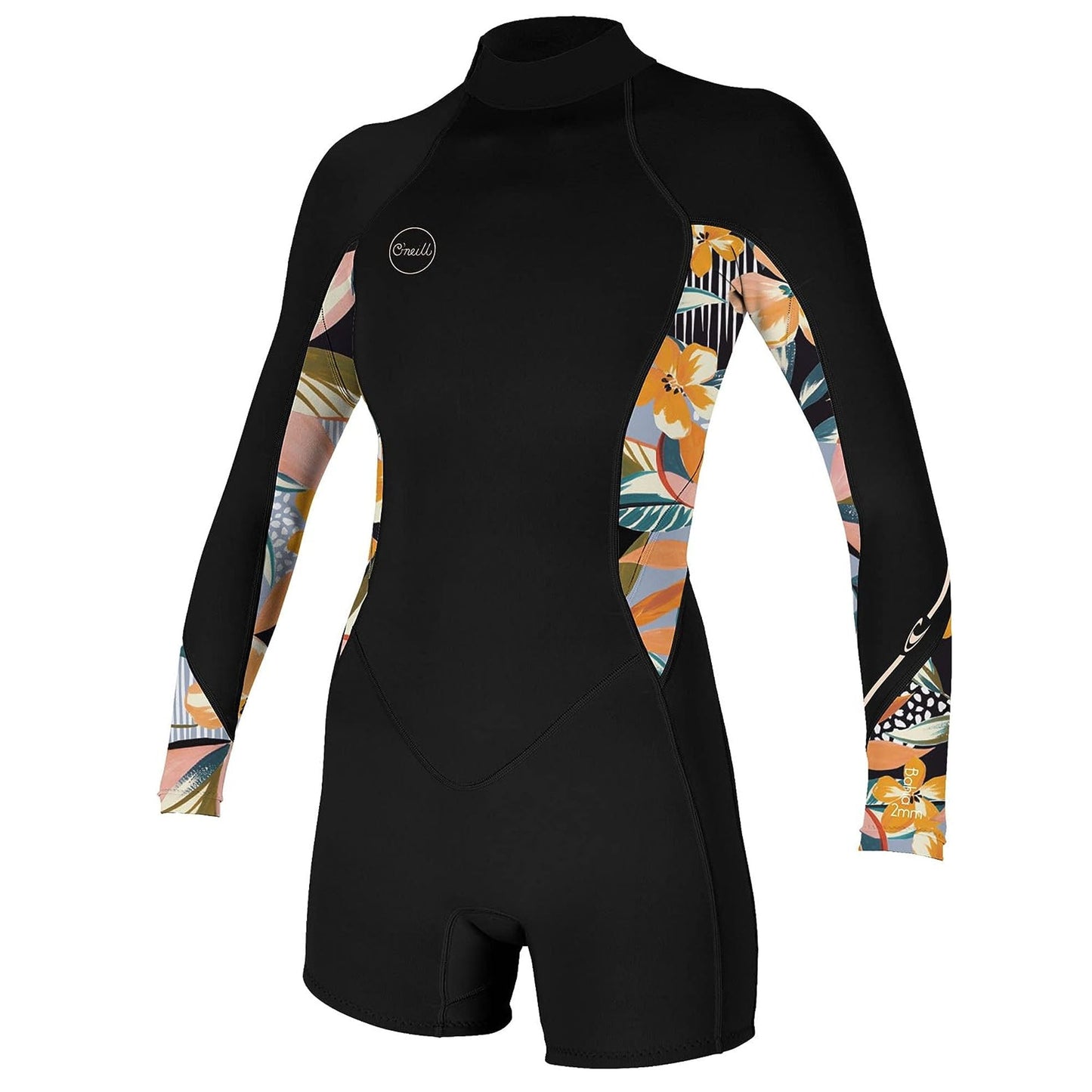 O'Neill Bahia 2/1mm Women's Back Zip L/S Women's Springsuit Wetsuit