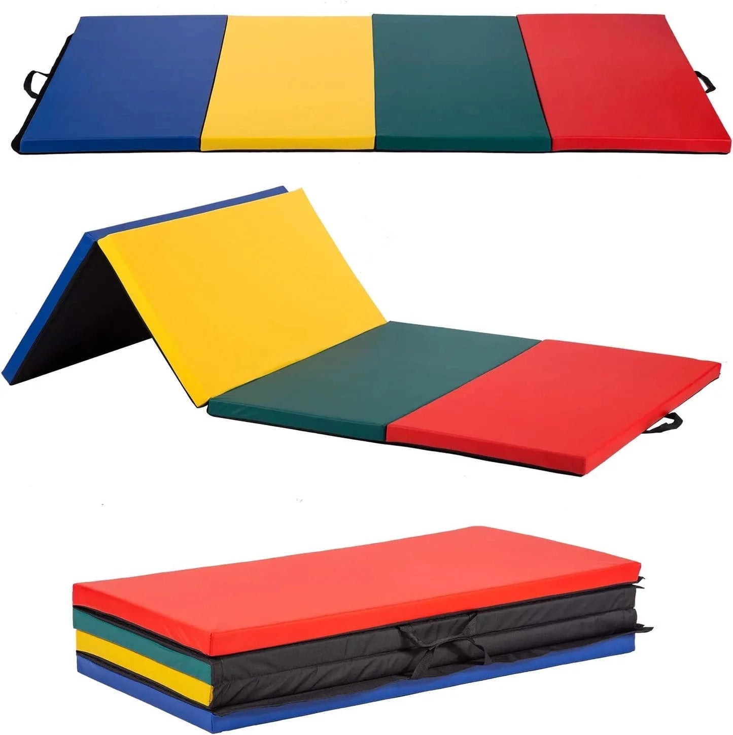 Bestmassage Gymnastics Mats Exercise Mat Tumbling Mats for Gymnastics Gymnastics Mats for Home Yoga Mat Exercise Pad Lightweight Gymnastics Panel Mat for Home Gym Mat