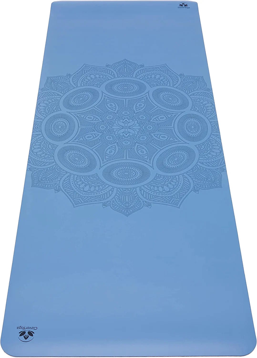 Clever Premium Yoga Mat Includes Perfect Fit Mat Bag | Trustgrip Revolutionary Non-Slip Mat Adhesion Suitable for All Yoga | Egonomic Medium Thickness for Ground Connectivity | Hygenic, Durable, Lightweight, Planet Friendly |