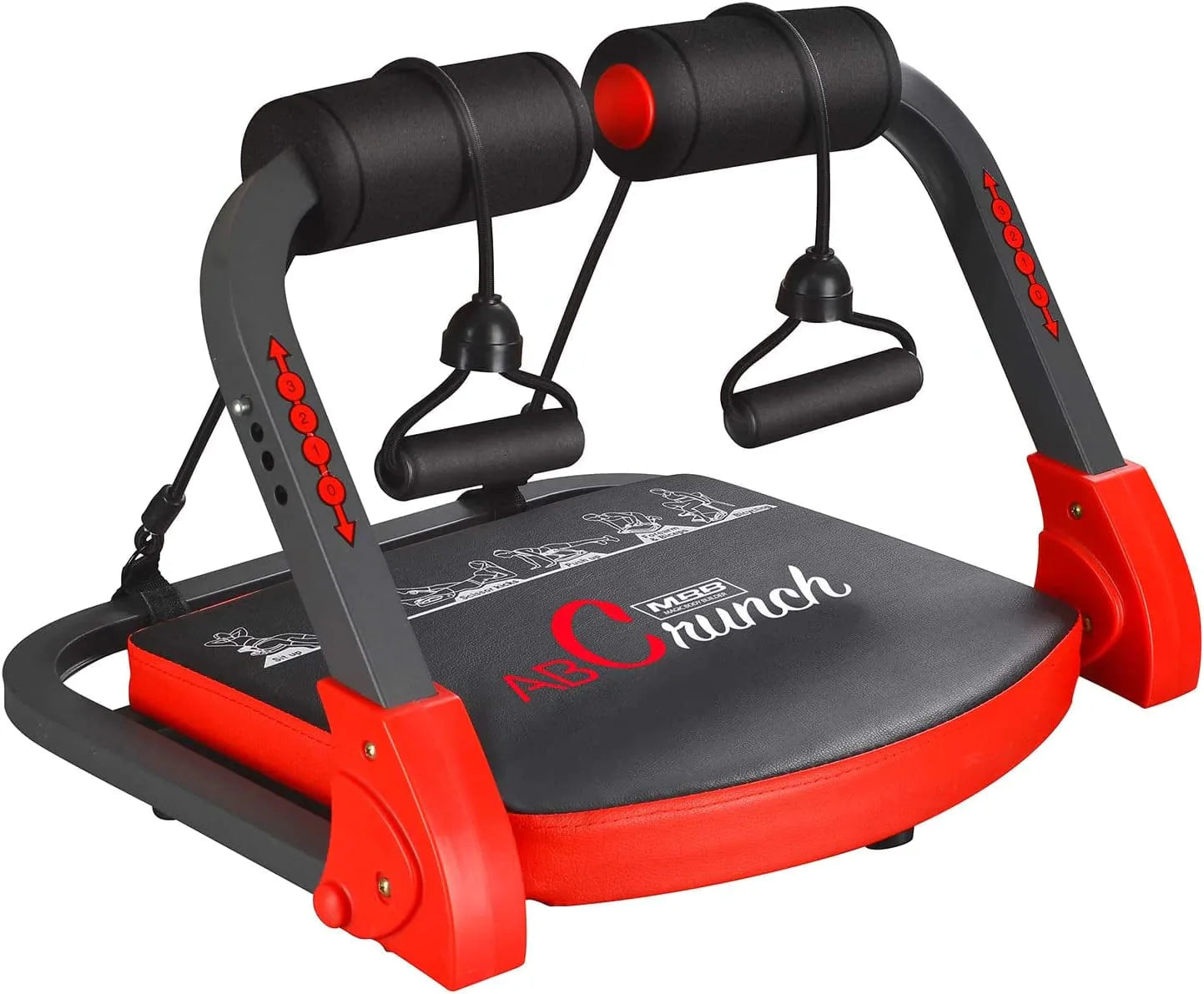 Ehupoo Ab Machine Abs Workout Equipment, Abs and Whole Body Exercise Equipment for Home Workouts,Core Strength Training&Abdominal Exercise Trainers with Resistance Bands for Home Gym.Usa Patented