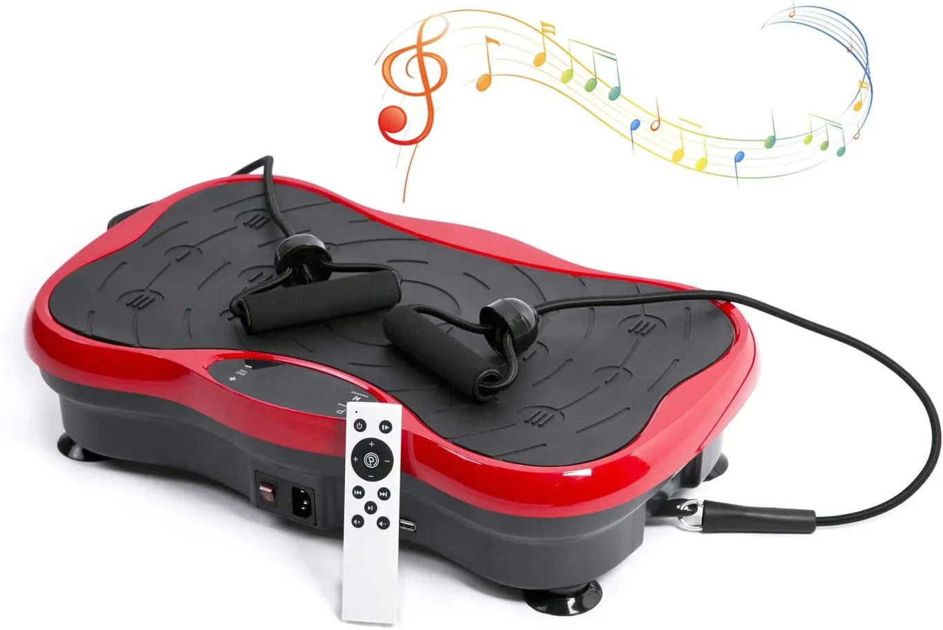 Ehupoo Vibration Plate Exercise Machine,Whole Body Vibration Platform Machine,Fitness Vibration Trainer for Weight Loss Shaping Toning Home Gym