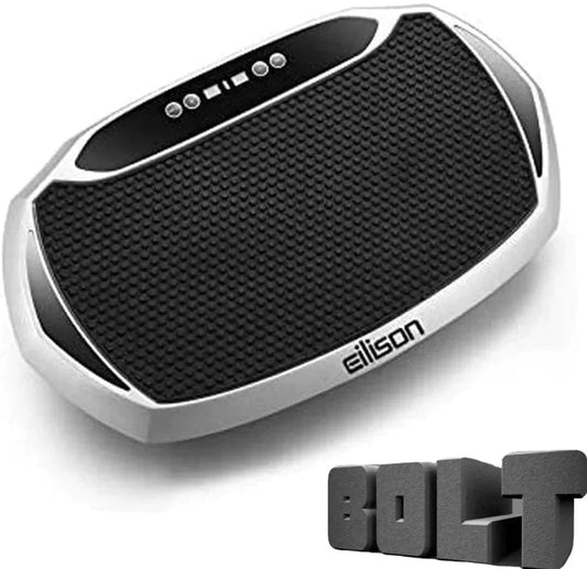 EILISON Atom Vibration Plate Exercise Machine - Full Body Vibration Fitness Platform Equipment for Home & Travel Workout, Weight Loss, Toning & Wellness - Max User Weight 250Lbs