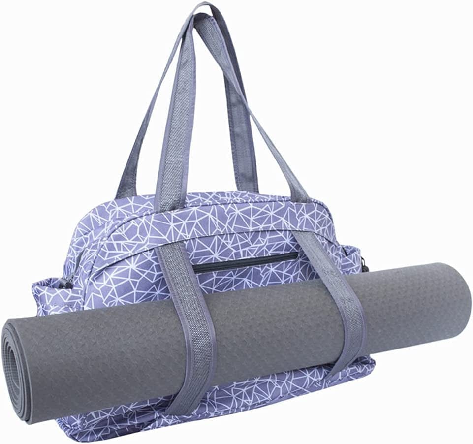 Formva Yoga Mat Bag Large Yoga Mat Tote Sling Carrier Shoulder Bag Carryall Tote Fits Mats Multi-Functional Durable Sport Gym Storage Bag with Pockets and Yoga Mat Strap