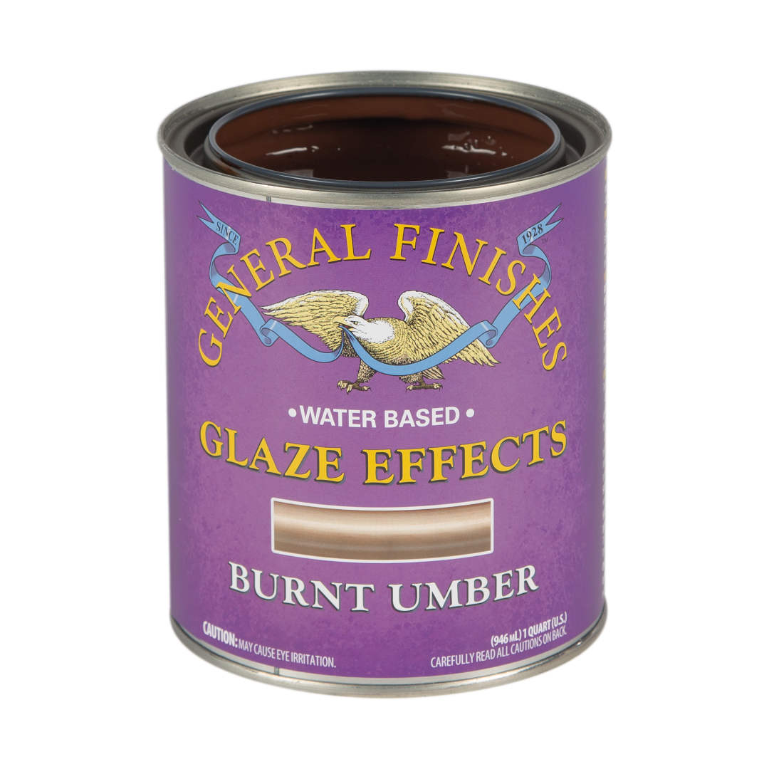 General Finishes Glaze Effects Water Based - Quart / Burnt