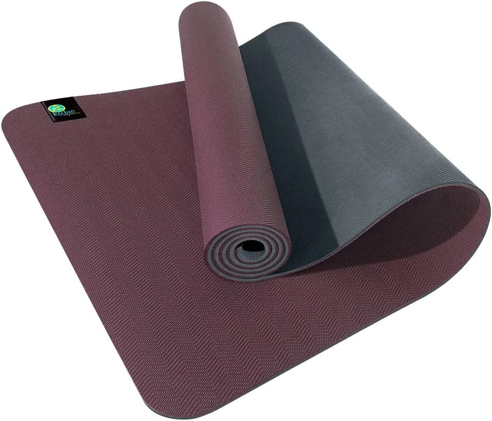 Kulae 8Mm Ecomat Yoga Mat - Eco-Friendly, Reversible, Lightweight, Non-Slip, 72"X24"