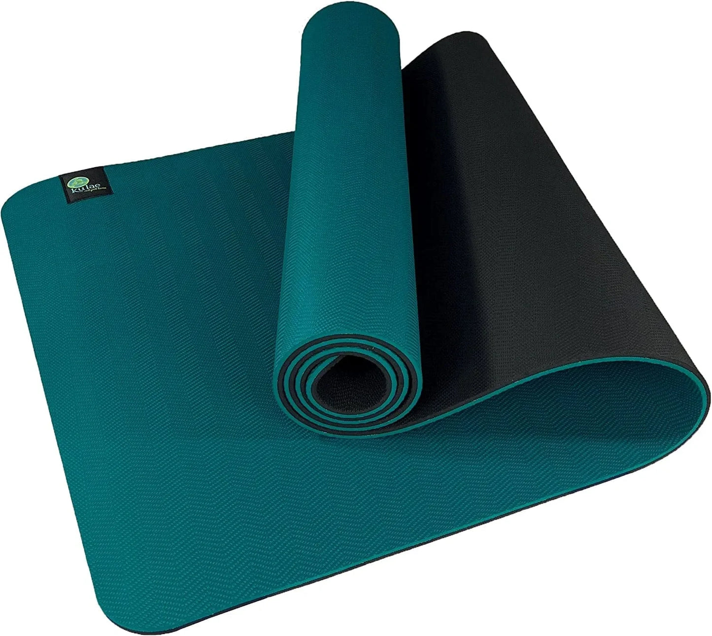 Kulae 8Mm Ecomat Yoga Mat - Eco-Friendly, Reversible, Lightweight, Non-Slip, 72"X24"