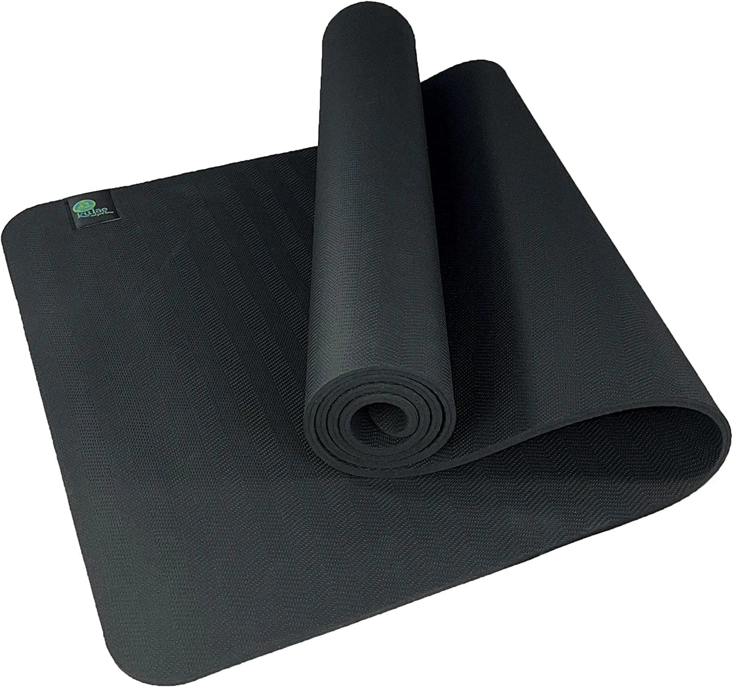 Kulae 8Mm Ecomat Yoga Mat - Eco-Friendly, Reversible, Lightweight, Non-Slip, 72"X24"