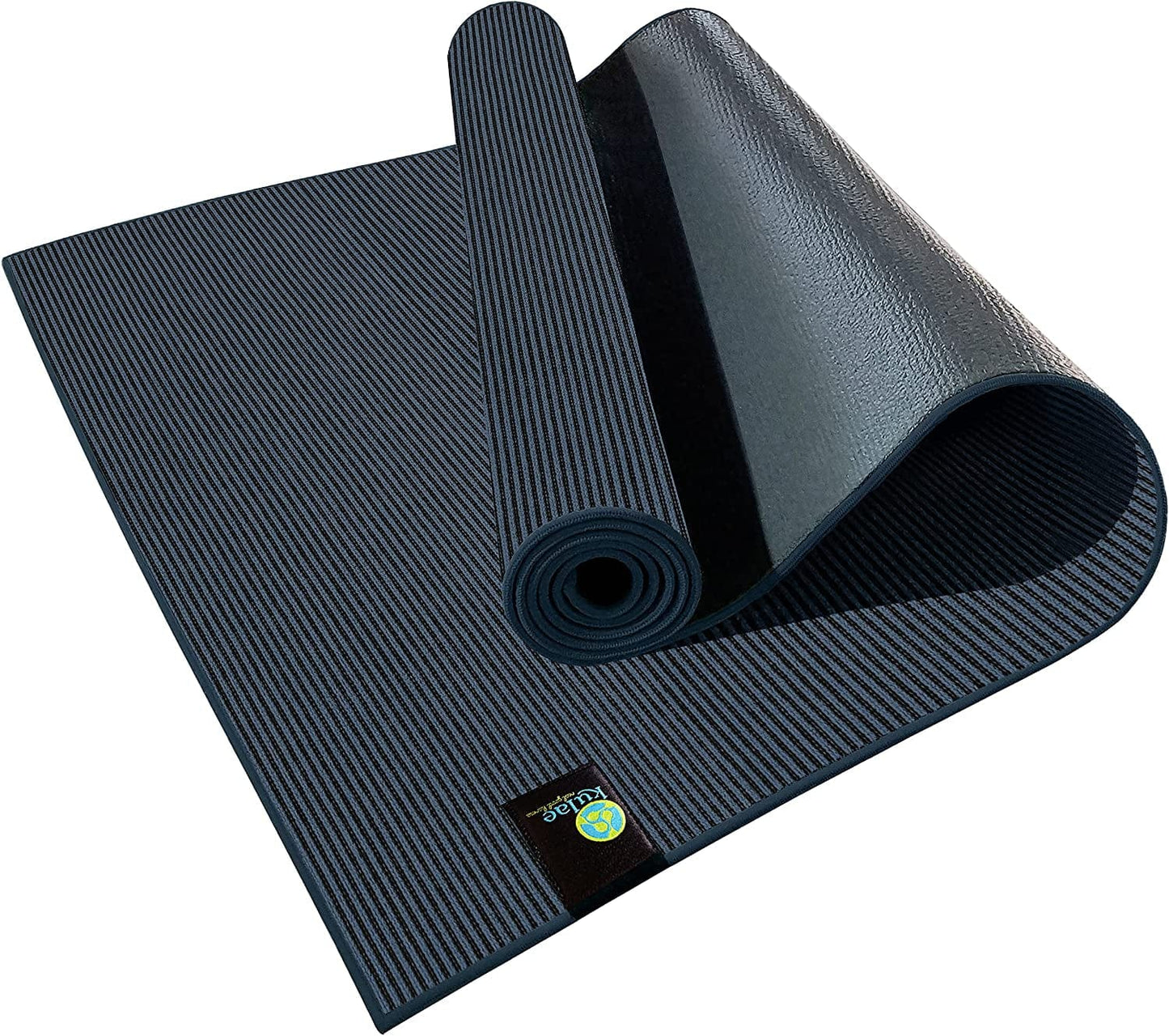 Kulae Elite Hybrid 5Mm - Non-Slip, Eco-Friendly, Hot Yoga Mat/Towel Combo for All Types of Yoga, Pilates and Fitness, 72" X 24"
