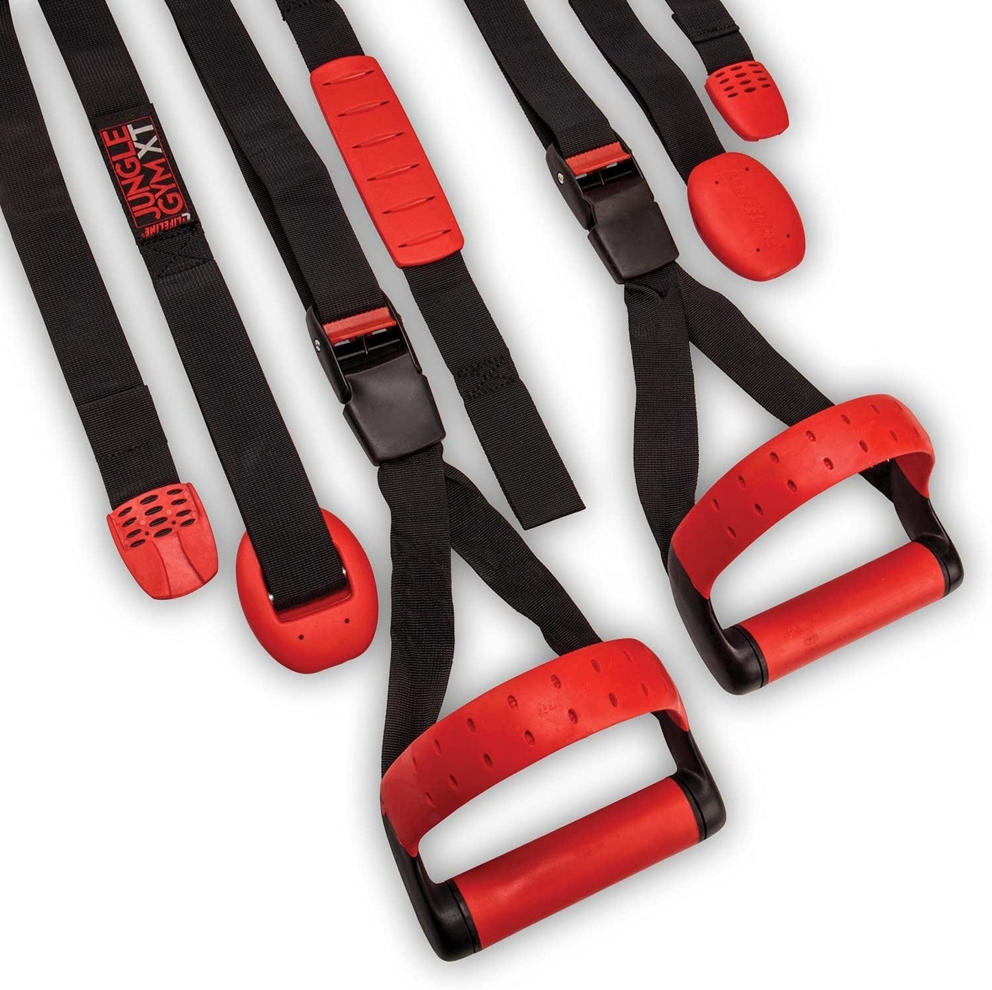 Lifeline Jungle Gym XT Split Anchor Body Weight Suspension System – Lightweight Resistance Training at Home, outside or on the Go