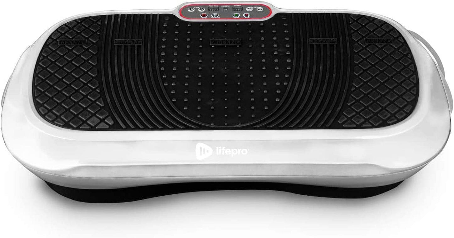 Lifepro Waver Vibration Plate Exercise Machine - Whole Body Workout Vibration Fitness Platform W/ Loop Bands - Home Training Equipment for Weight Loss & Toning