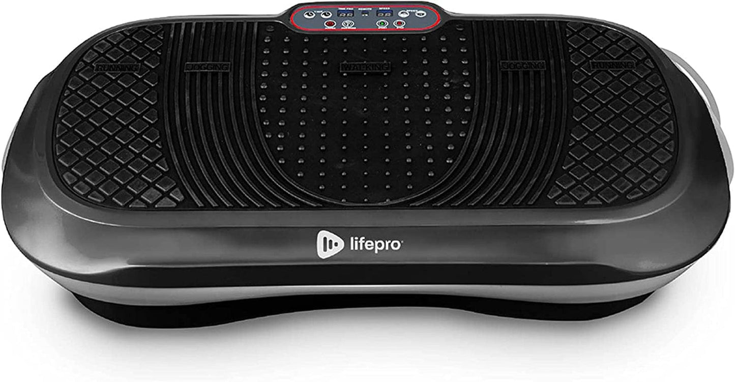 Lifepro Waver Vibration Plate Exercise Machine - Whole Body Workout Vibration Fitness Platform W/ Loop Bands - Home Training Equipment for Weight Loss & Toning