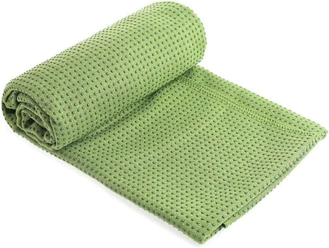 N/A Anti-Slip Microfiber Yoga Mat Towel Home Gym Fitness Pilates Pad Blankets Soft Cover (Color : C, Size : 183 * 63Cm)