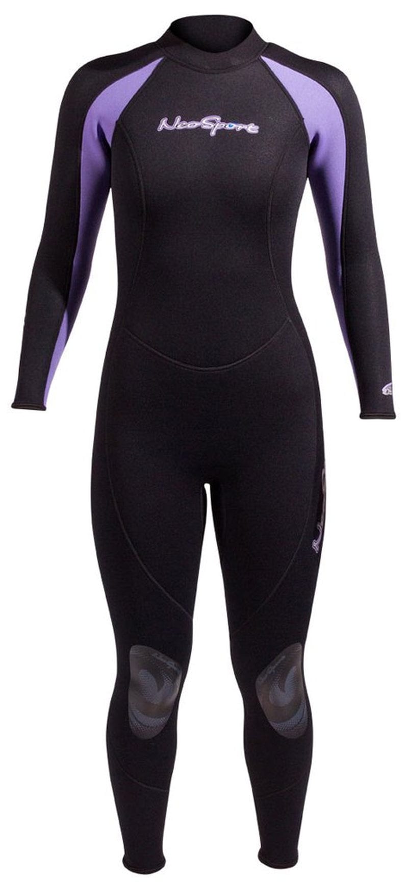 Neosport Wetsuits Women'S Premium Neoprene 5Mm Full Suit, Lavender Trim, 4 - Diving, Snorkeling & Wakeboarding