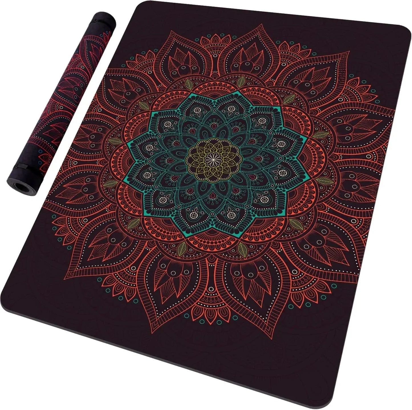 Odoland Large Yoga Mat for Pilates Stretching Home Gym Workout, Extra Thick Non Slip Exercise Mat, Extra Wide Fitness Mat for Men and Women, Mutil-Size X 1/4'' Thick