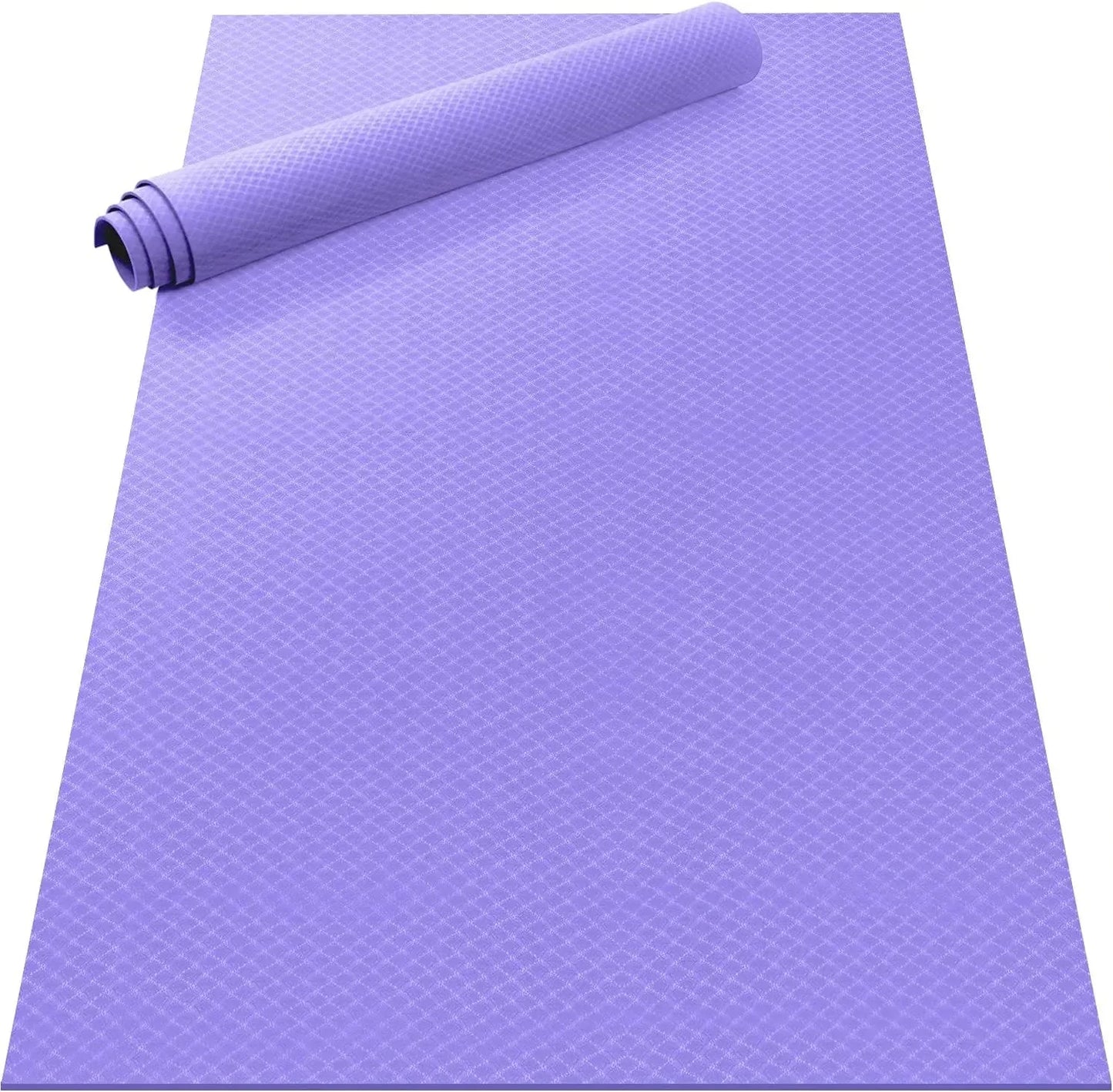 Odoland Large Yoga Mat for Pilates Stretching Home Gym Workout, Extra Thick Non Slip Exercise Mat, Extra Wide Fitness Mat for Men and Women, Mutil-Size X 1/4'' Thick