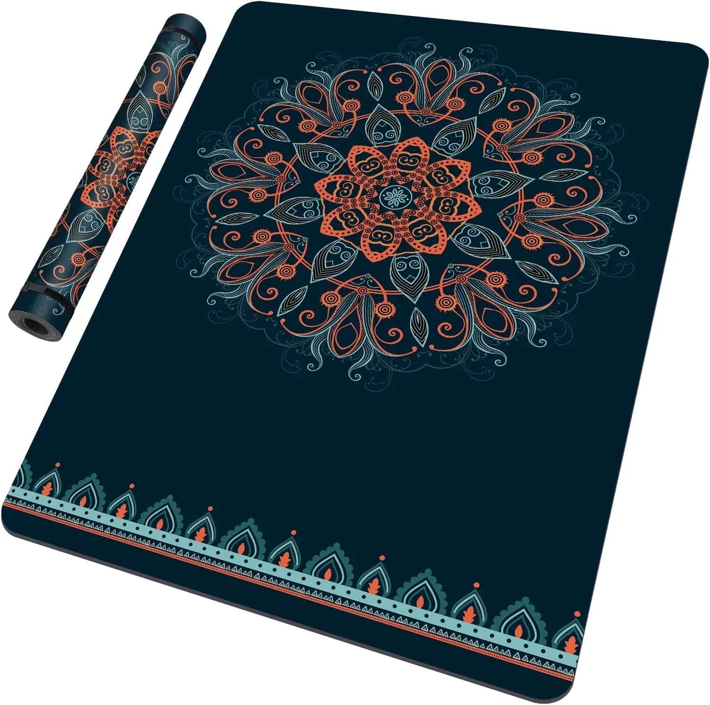 Odoland Large Yoga Mat for Pilates Stretching Home Gym Workout, Extra Thick Non Slip Exercise Mat, Extra Wide Fitness Mat for Men and Women, Mutil-Size X 1/4'' Thick