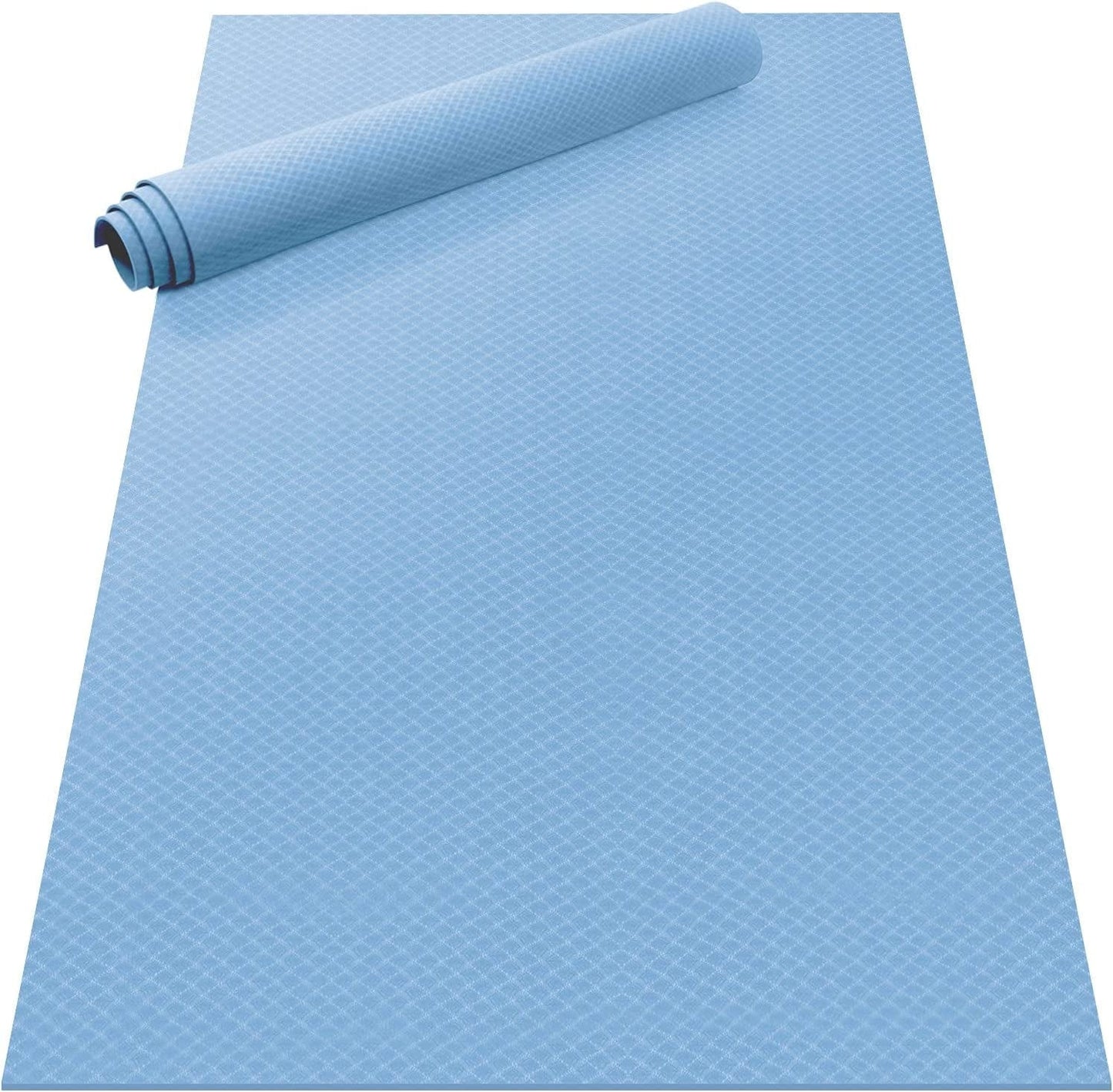 Odoland Large Yoga Mat for Pilates Stretching Home Gym Workout, Extra Thick Non Slip Exercise Mat, Extra Wide Fitness Mat for Men and Women, Mutil-Size X 1/4'' Thick