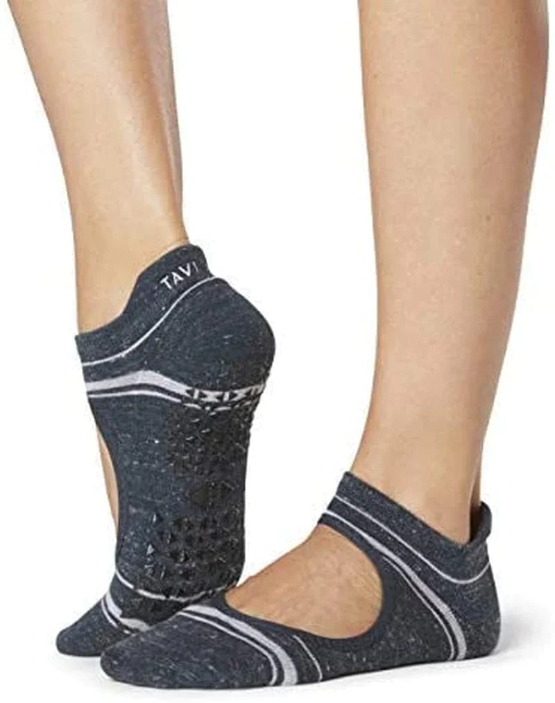 TAVI NOIR Women’S Emma Non-Slip Socks - Grip Barre, Dance, Pilates, Yoga Socks