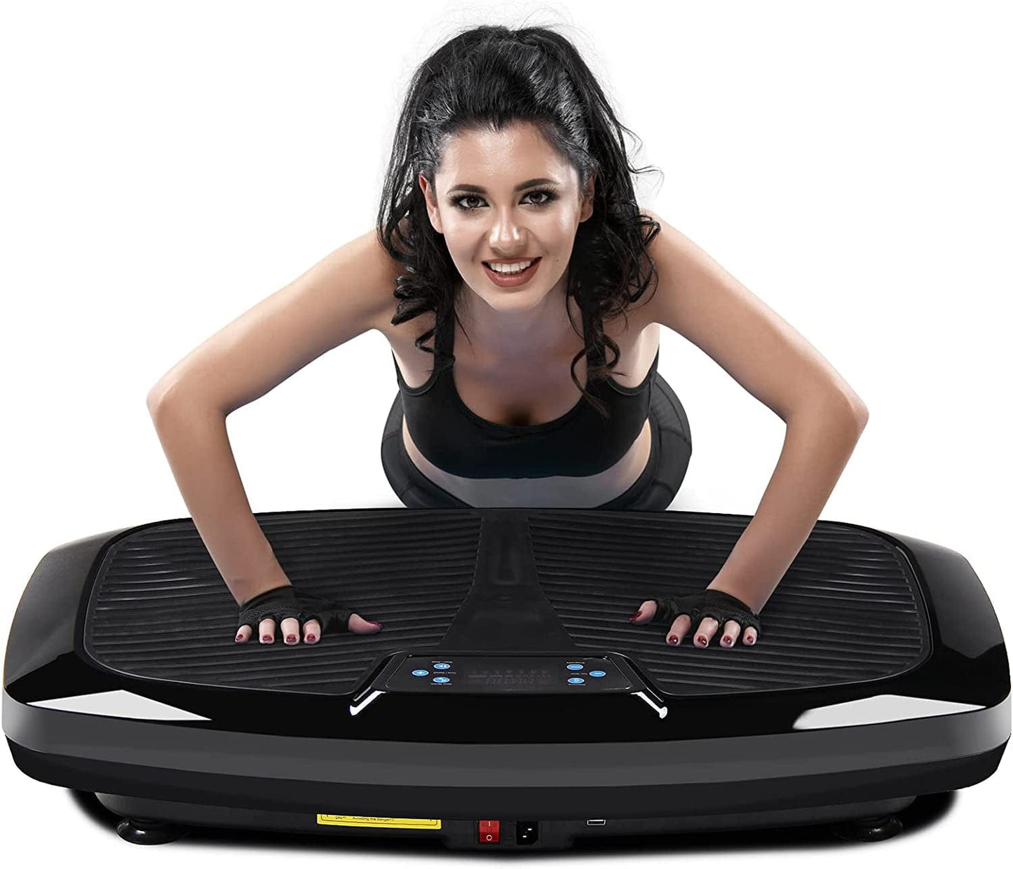 Vibration Plate Exercise Machine,Vibration Platform with Loop Bands/Remote Control, Vibration Plates Exercise Machine for Fitness