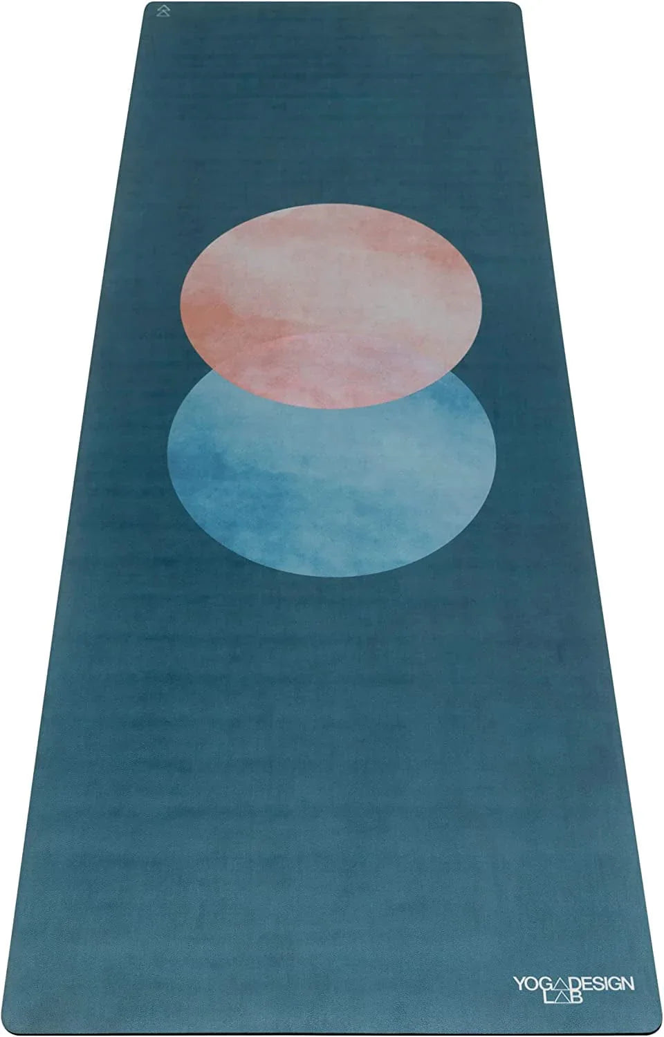 YOGA DESIGN LAB | the Combo Yoga Mat | 2-In-1 Mat+Towel | Eco Luxury | Ideal for Hot Yoga, Power, Bikram, Ashtanga, Sweat | Studio Quality | Includes Carrying Strap!