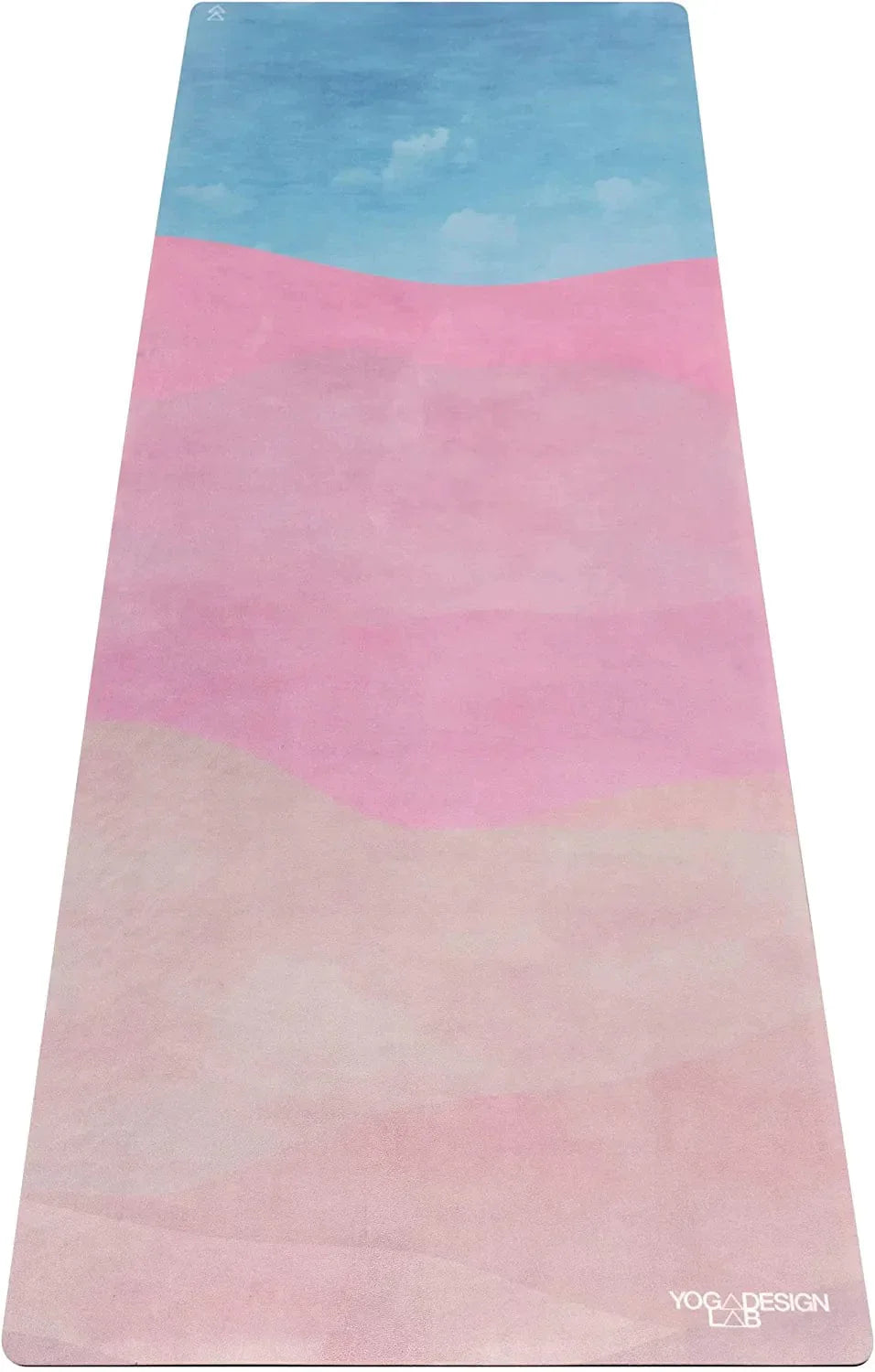 YOGA DESIGN LAB | the Combo Yoga Mat | 2-In-1 Mat+Towel | Eco Luxury | Ideal for Hot Yoga, Power, Bikram, Ashtanga, Sweat | Studio Quality | Includes Carrying Strap!