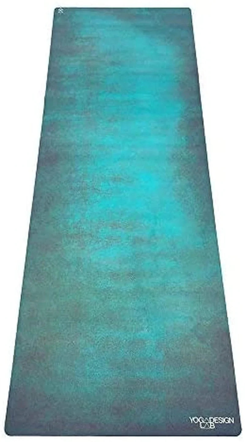 YOGA DESIGN LAB | the Combo Yoga Mat | 2-In-1 Mat+Towel | Eco Luxury | Ideal for Hot Yoga, Power, Bikram, Ashtanga, Sweat | Studio Quality | Includes Carrying Strap!
