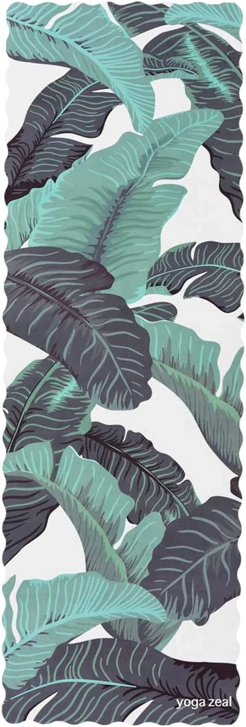 Yoga Mats by Yoga Zeal - Luxuriously Soft, Thick, Non-Slip, Hot Yoga Mat. Eco Printed. Designed to Grip Better with a Sweaty Yoga Practice!