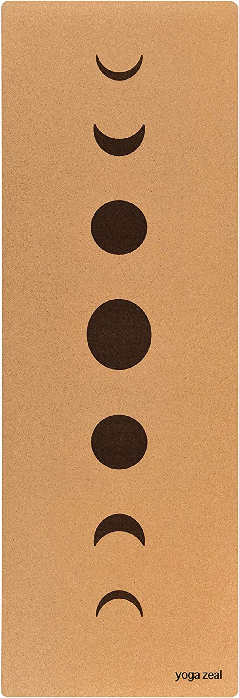 Yoga Mats by Yoga Zeal - Luxuriously Soft, Thick, Non-Slip, Hot Yoga Mat. Eco Printed. Designed to Grip Better with a Sweaty Yoga Practice!
