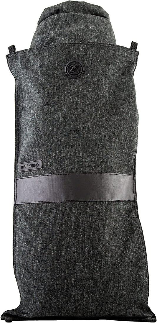 Mantisyoga Call to Practice Sling | Yoga Mat Carry Bag | Multiple Functions and Carry Styles | Removable Padded Shoulder Strap | Dual-Zipped Storage Pockets | Easy Storage | Large 12 X 1 X 12.5