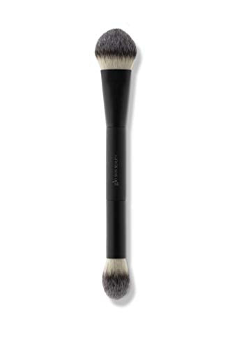 Glo Skin Beauty 107 Contour & Highlighter Brush | Dual Ended Brush Used to Pick Up Product and Sweep Over the Skin for A Natural Look