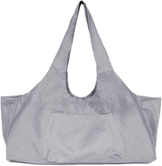 Large Yoga Mat Bag Large Yoga Mat Tote Sling Carrier with Side Pocket | Fits Most Size Mats