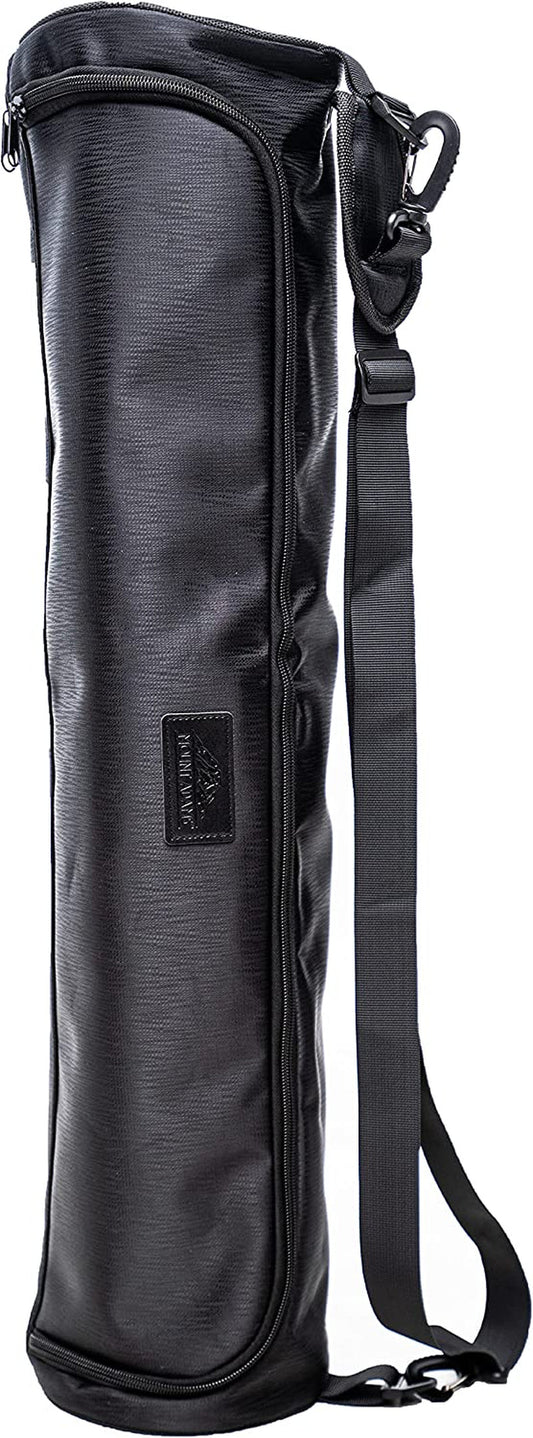 Mount Adams Yoga Mat Bag, Fits Mats up to 74" X 26" X 6Mm, Sling Bag with Interior Pocket and Adjustable Carry Strap, Stain Resistant Exercise Mat Carrier for Pilates, Yoga, and Workout