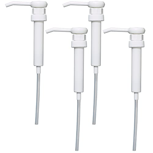 Ginger Lily Farms Premium Gallon Pump, Dispenses One Ounce Per Pump, Fits Most Standard Gallon Bottles and Containers (Pack of 4)