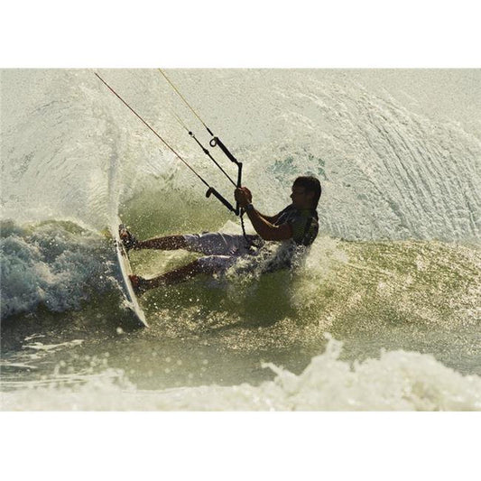 Man Kitesurfing Poster Print&#44; 34 X 24