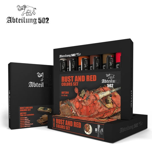 ABT304 Rust And Red Colors Set