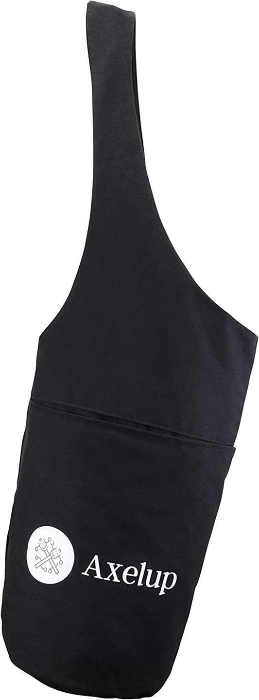 Axelup Yoga Mat Bag Large Carry Tote W/Shoulder Sling, Storage Pocket | Compact, Lightweight, Portable | Ecofriendly and Reusable | Pilates, Studio, Gym Use