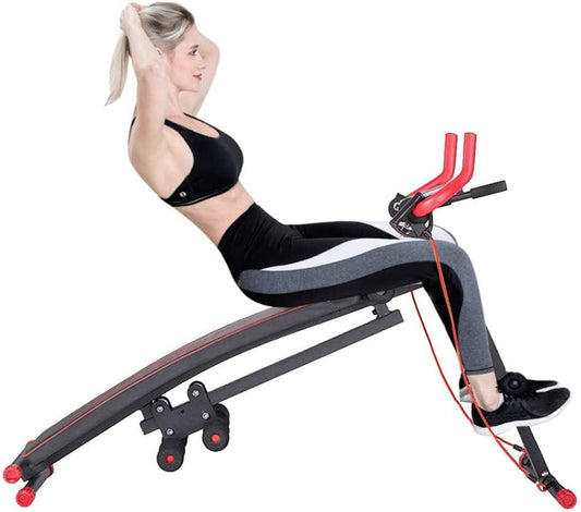 6-In-1 Supine Board Push Ups Fitness Equipment Beauty Waist Machine Rowing Machine Home Workout Room Accessories Weight Benches for Home Bench Press Bench Adjustable