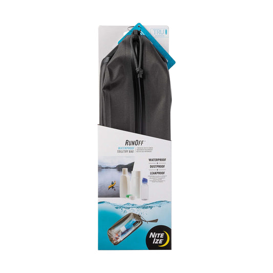 Nite Ize Toiletry Bag, Charcoal, One Size