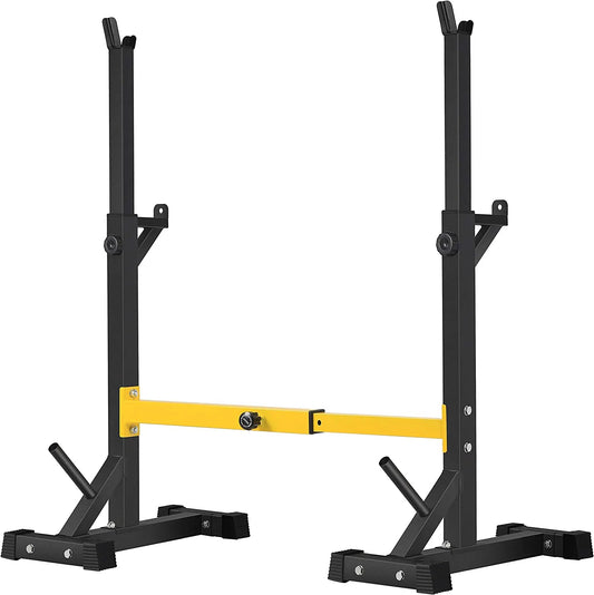 Bangtong&Li Squat Rack Stand,Barbell Rack,Bench Press Rack Stand Home Gym Adjustable Weight Rack 550Lbs