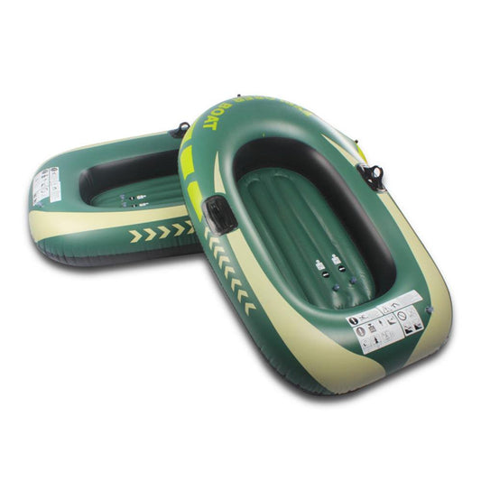 TINKER Small PVC Water Leisure Fishing Drift Boat, Swimming Pool and Lake Inflatable Boat, Raft Inflatable Kayak, for Adults and Kids Single Family