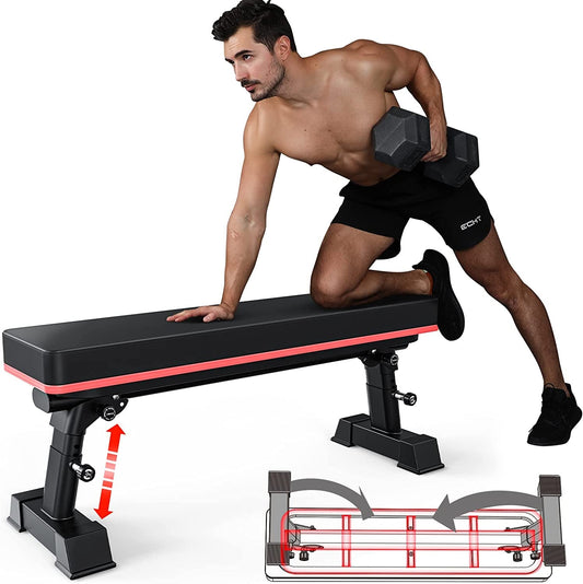 Youten 800 LBS Adjustable Bench for Body Workout Fitness, 5Positions Flat Bench, Abs Exercise Weight Bench with Steel Frame Black