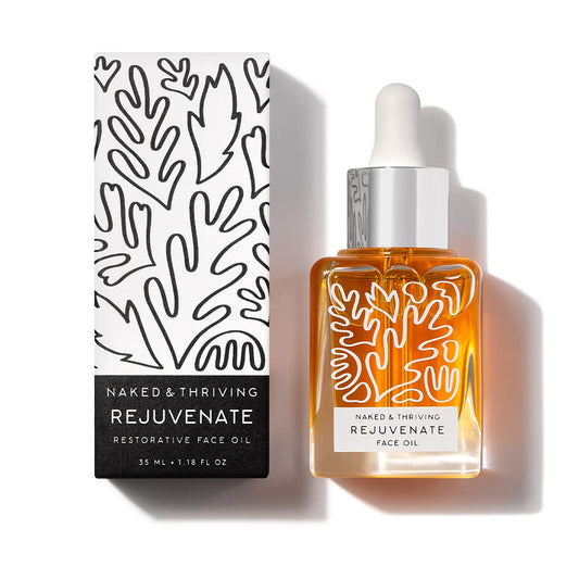 Naked & Thriving Rejuvenate Restorative Face Oil - Organic, Vegan, & Naturally-Derived Skin Care (1.18 oz/35 mL)
