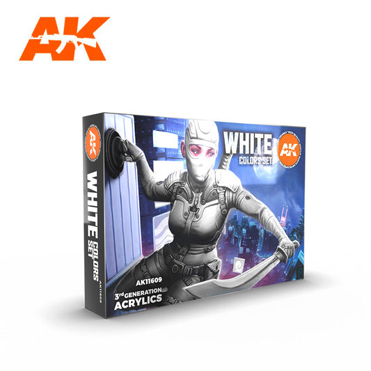 AK11609 Gen-3 White Colors Set